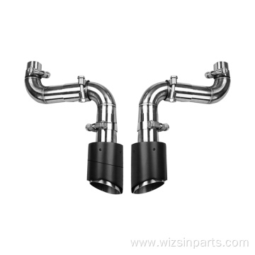 Car Exhaust Tips Two Carbon Fiber